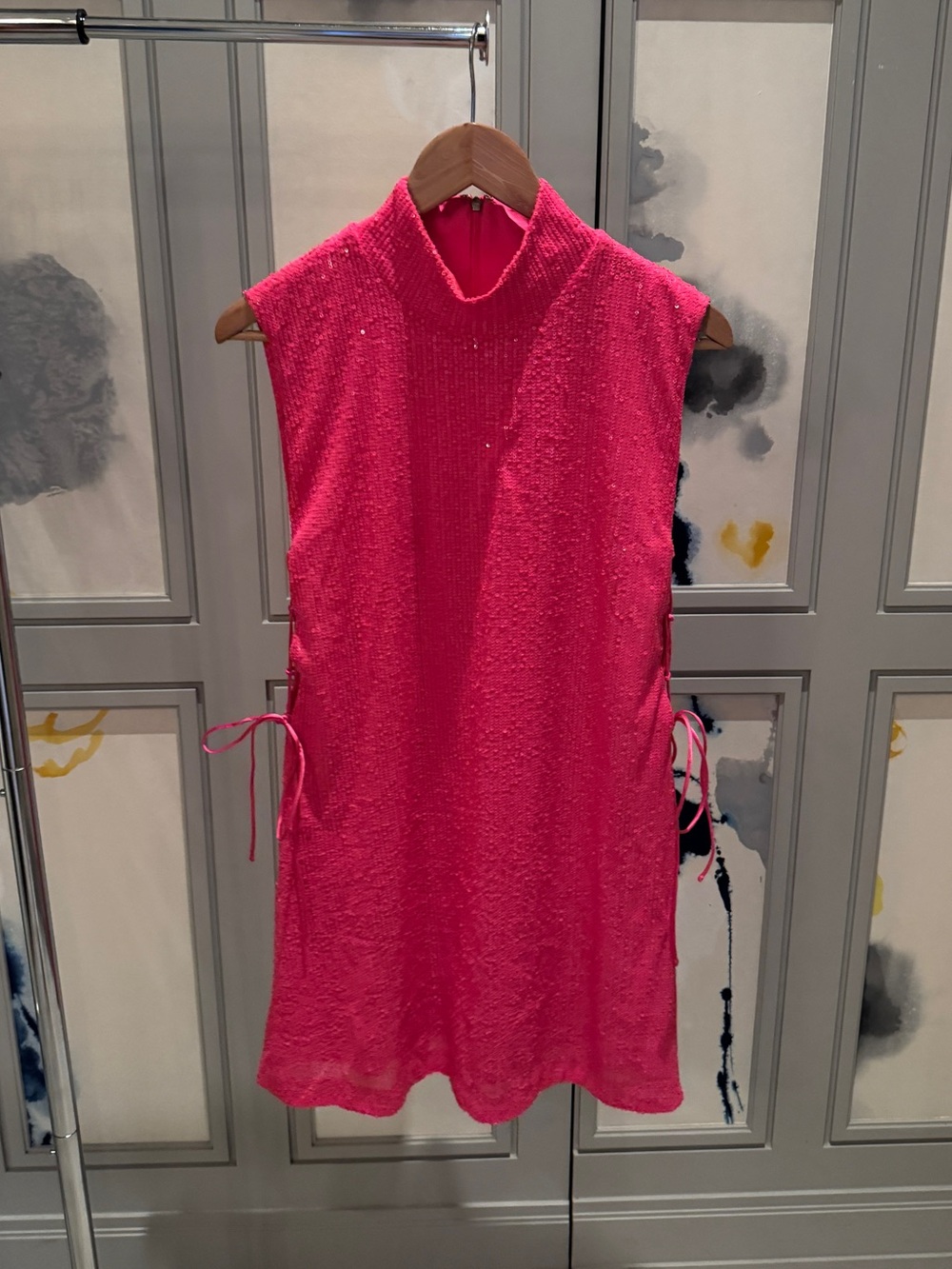 ROTATE Pink Sequin Dress